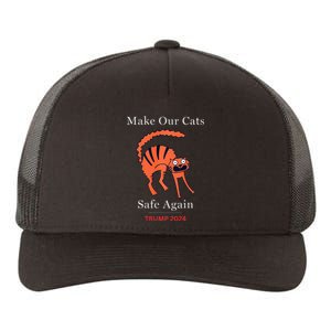 Donald Trump Cat Make Our Kittens Safe Again Yupoong Adult 5-Panel Trucker Hat