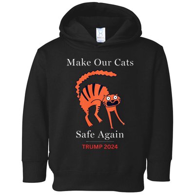 Donald Trump Cat Make Our Kittens Safe Again Toddler Hoodie