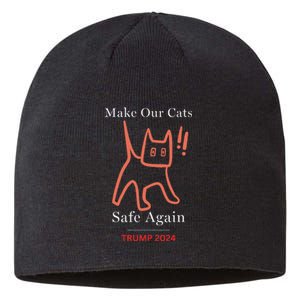 Donald Trump Cat Make Our Kittens Safe Again Sustainable Beanie