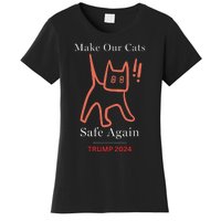 Donald Trump Cat Make Our Kittens Safe Again Women's T-Shirt