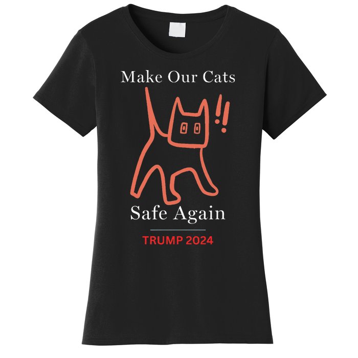 Donald Trump Cat Make Our Kittens Safe Again Women's T-Shirt