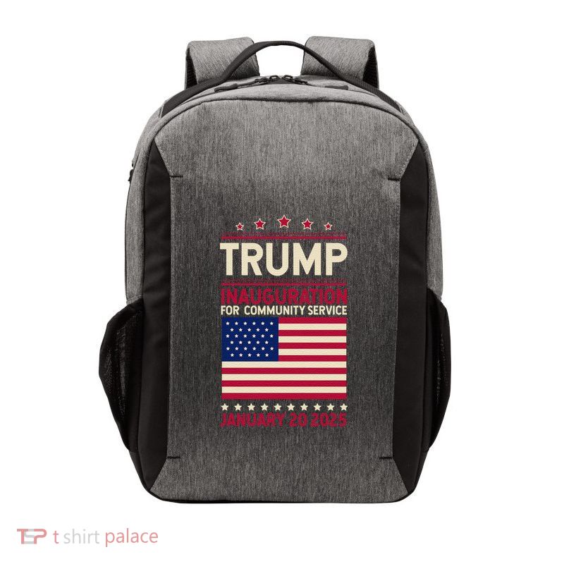 Donald Trump Community Service Inauguration Vector Backpack