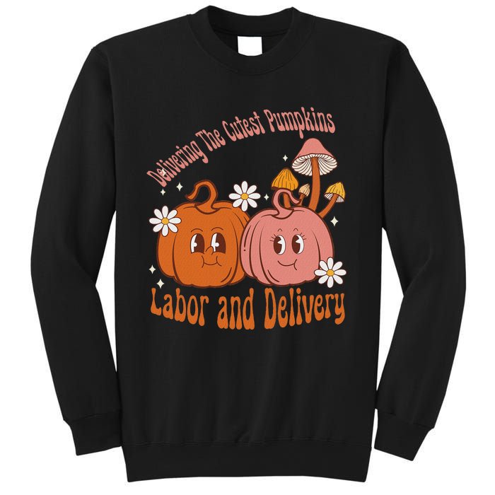 Delivering The Cutest Pumpkins Labor & Delivery Halloween Sweatshirt