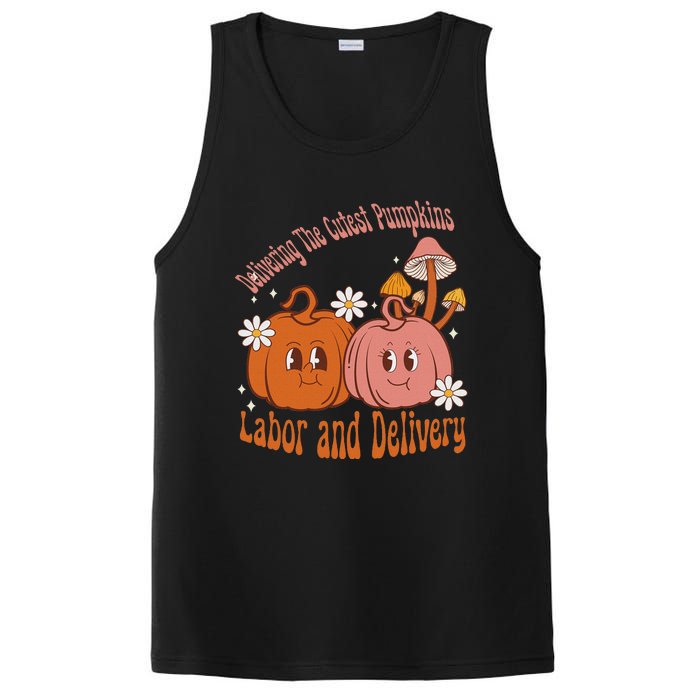 Delivering The Cutest Pumpkins Labor & Delivery Halloween PosiCharge Competitor Tank