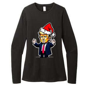 Donald Trump Christmas For Dads Womens CVC Long Sleeve Shirt