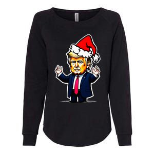 Donald Trump Christmas For Dads Womens California Wash Sweatshirt