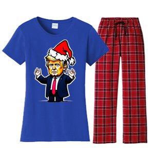 Donald Trump Christmas For Dads Women's Flannel Pajama Set