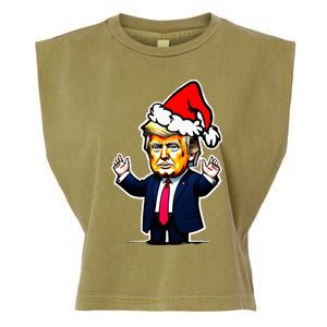 Donald Trump Christmas For Dads Garment-Dyed Women's Muscle Tee