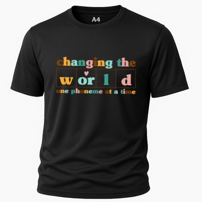 Dyslexia Teacher Changing The World One Phoneme At A Time Performance Shirt