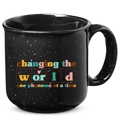 Dyslexia Teacher Changing The World One Phoneme At A Time 15oz Campfire Ceramic Mug
