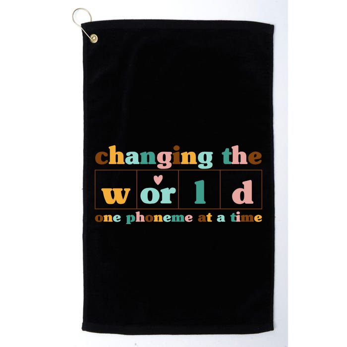 Dyslexia Teacher Changing The World One Phoneme At A Time Golf Towel