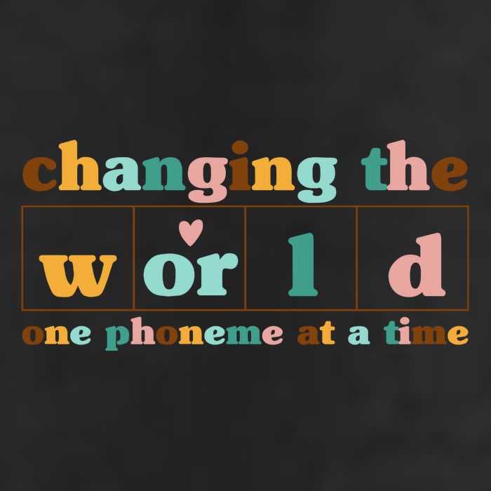 Dyslexia Teacher Changing The World One Phoneme At A Time Golf Towel