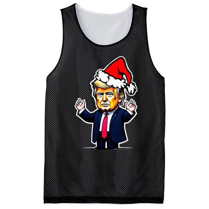 Donald Trump Christmas For Dads & Women Christmas Trump Mesh Reversible Basketball Jersey Tank