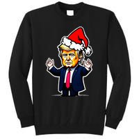 Donald Trump Christmas For Dads & Women Christmas Trump Tall Sweatshirt