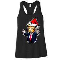 Donald Trump Christmas For Dads & Women Christmas Trump Women's Racerback Tank