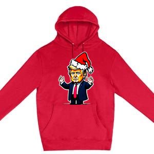 Donald Trump Christmas For Dads & Women Christmas Trump Premium Pullover Hoodie