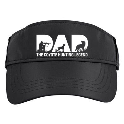 Dad The Coyote Hunting Legend Gift Adult Drive Performance Visor