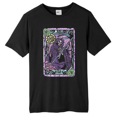 Death Tarot Card Witchcraft Occult Pastel Goth Reaper Tall Fusion ChromaSoft Performance T-Shirt