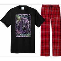 Death Tarot Card Witchcraft Occult Pastel Goth Reaper Pajama Set