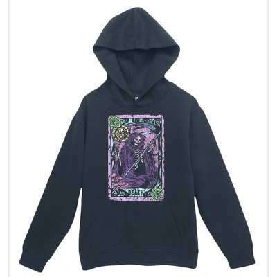 Death Tarot Card Witchcraft Occult Pastel Goth Reaper Urban Pullover Hoodie