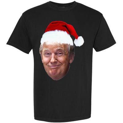 Donald Trump Christmas Funny Maga Santa Hat Gift Garment-Dyed Heavyweight T-Shirt