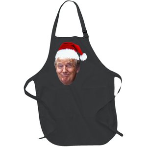 Donald Trump Christmas Funny Maga Santa Hat Gift Full-Length Apron With Pockets