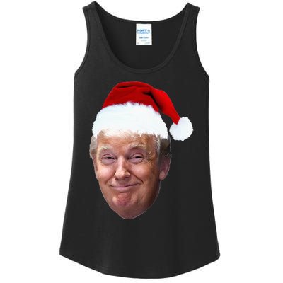 Donald Trump Christmas Funny Maga Santa Hat Gift Ladies Essential Tank