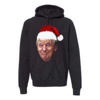 Donald Trump Christmas Funny Maga Santa Hat Gift Premium Hoodie