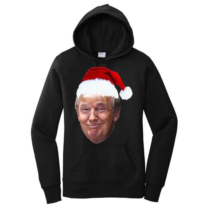 Donald Trump Christmas Funny Maga Santa Hat Gift Women's Pullover Hoodie