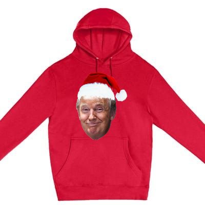 Donald Trump Christmas Funny Maga Santa Hat Gift Premium Pullover Hoodie