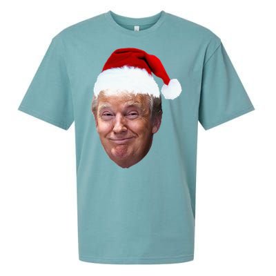 Donald Trump Christmas Funny Maga Santa Hat Gift Sueded Cloud Jersey T-Shirt