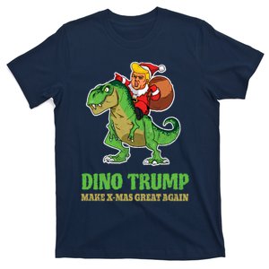 Dinosaur Trump Christmas Santa Trex T-Shirt