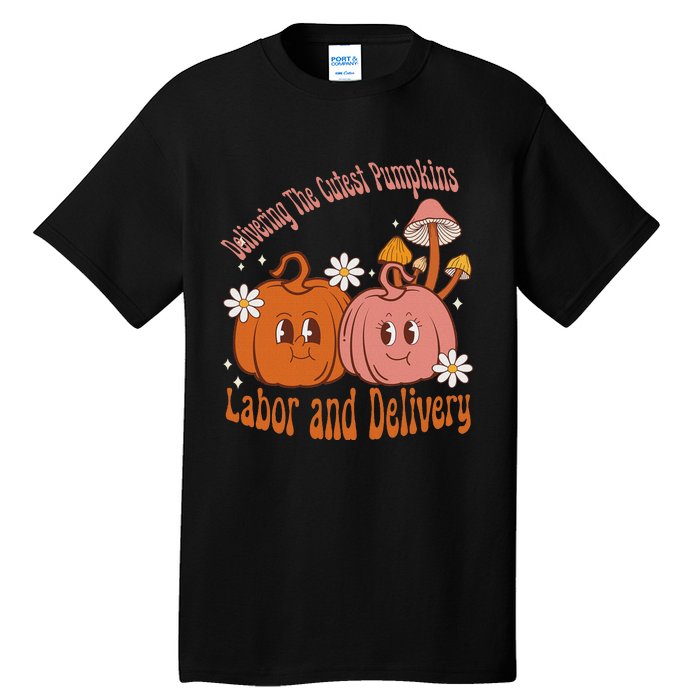 Delivering The Cutest Pumpkins Labor & Delivery Halloween Tall T-Shirt