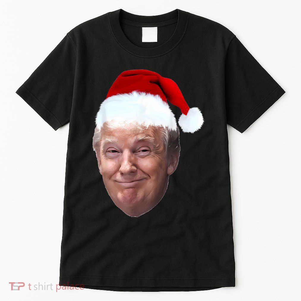 Donald Trump Christmas Funny Maga Santa Hat Gift Tall T-Shirt