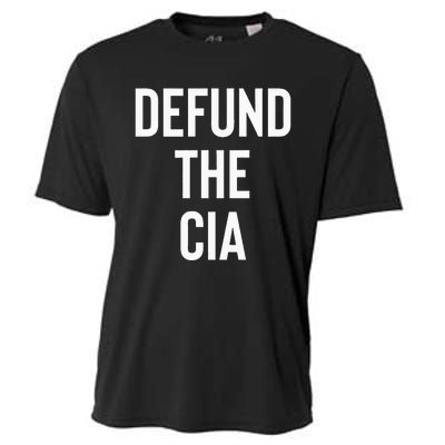 Defund The CIA Central Intelligence Agency Politics Cooling Performance Crew T-Shirt