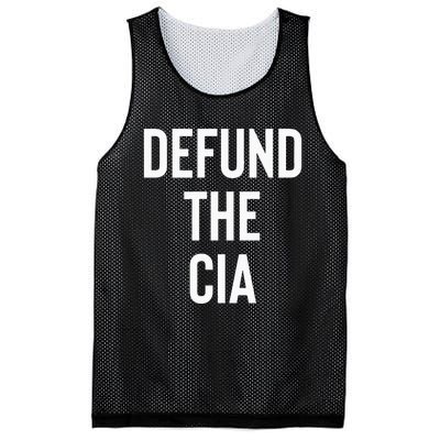 Defund The CIA Central Intelligence Agency Politics Mesh Reversible Basketball Jersey Tank