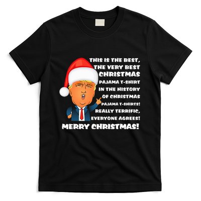 Donald Trump Christmas Pajama T-Shirt