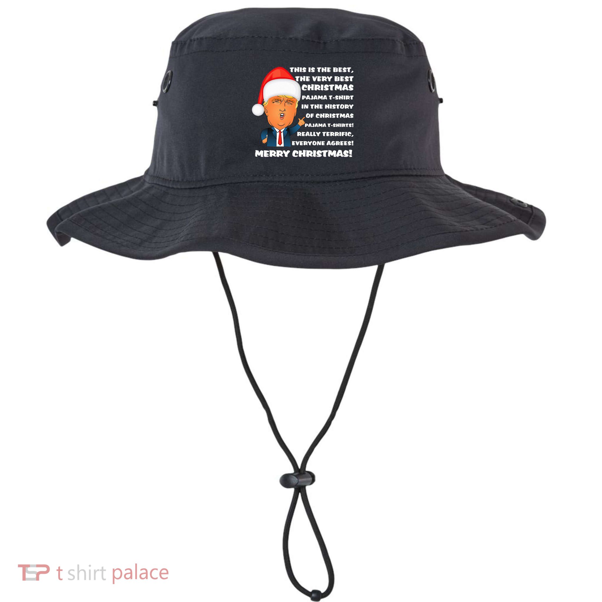 Donald Trump Christmas Pajama Bucket Hat