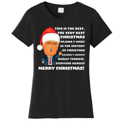 Donald Trump Christmas Pajama Women's T-Shirt