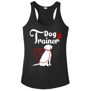 Dog Trainer Cool Gift Ladies PosiCharge Competitor Racerback Tank