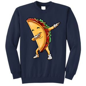 Dabbing Taco Cinco De Mayo Funny Mexican Food Dab Tall Sweatshirt