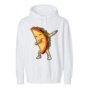 Dabbing Taco Cinco De Mayo Funny Mexican Food Dab Garment-Dyed Fleece Hoodie