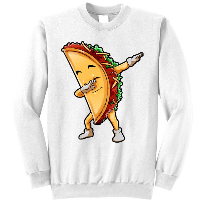 Dabbing Taco Cinco De Mayo Funny Mexican Food Dab Sweatshirt