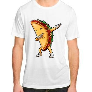 Dabbing Taco Cinco De Mayo Funny Mexican Food Dab Adult ChromaSoft Performance T-Shirt