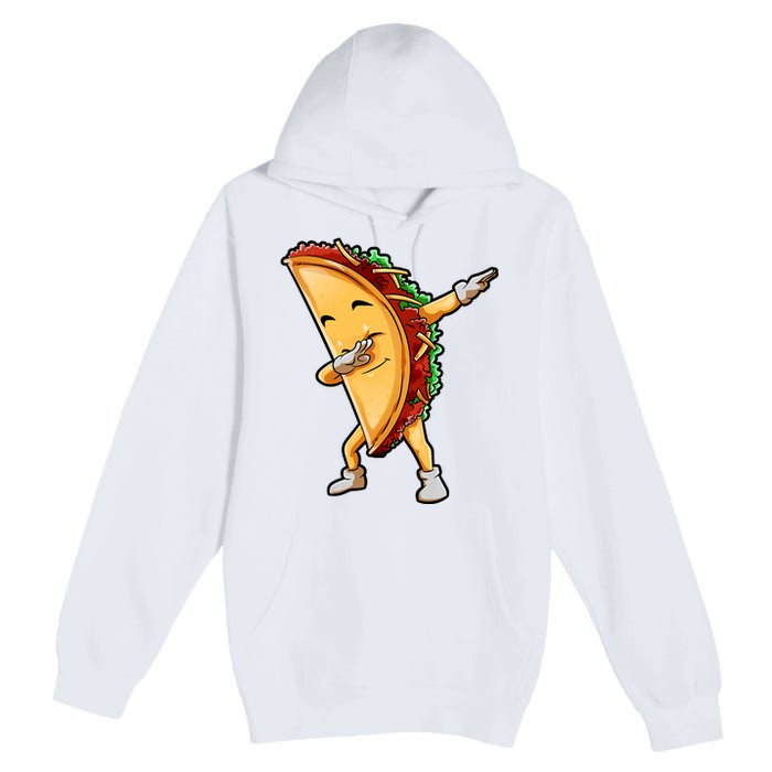 Dabbing Taco Cinco De Mayo Funny Mexican Food Dab Premium Pullover Hoodie