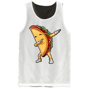 Dabbing Taco Cinco De Mayo Funny Mexican Food Dab Mesh Reversible Basketball Jersey Tank