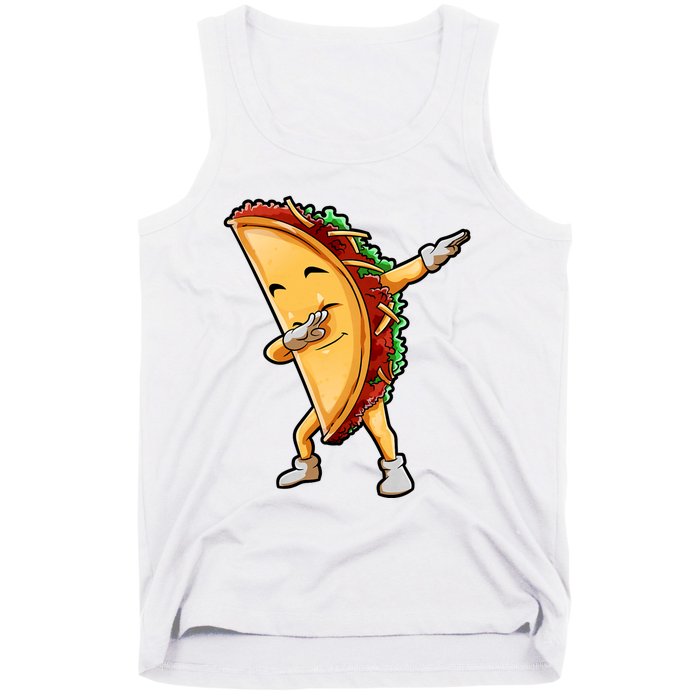 Dabbing Taco Cinco De Mayo Funny Mexican Food Dab Tank Top