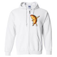 Dabbing Taco Cinco De Mayo Funny Mexican Food Dab Full Zip Hoodie