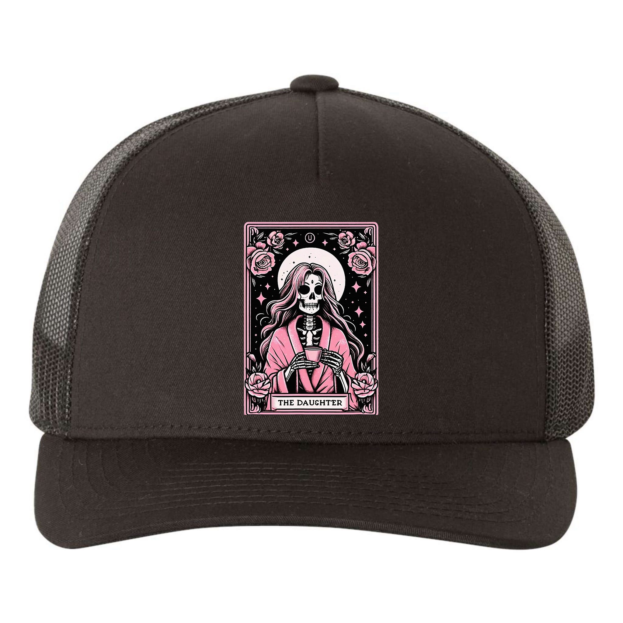 Daughter Tarot Card Matching Yupoong Adult 5-Panel Trucker Hat