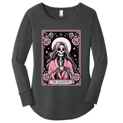 Daughter Tarot Card Matching Women's Perfect Tri Tunic Long Sleeve Shirt